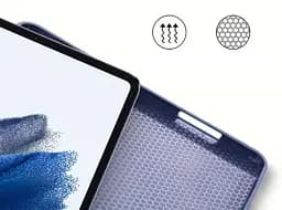 Чохол-книжка DK для Samsung Galaxy Tab A9+ (X210 / X215 / X216) екошкіра/силікон Smart Case lavender grey - мініатюра 3