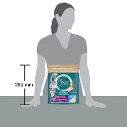 Сухий корм для дорослих котів Purina One Difficult Appetite з вибірковим смаком у їжі, з тріскою та фореллю, 800 г (12509703) - мініатюра 5
