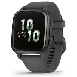Смарт-годинник Garmin Venu Sq 2 Slate Aluminum Bezel with Shadow Gray Case and Silicone Band (010-02701-00/10)