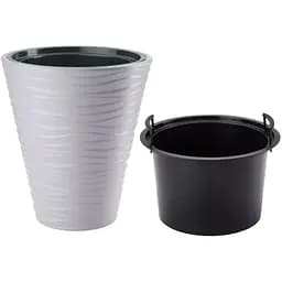 Горщик для квітів Form-Plastic Sahara-40 32 л сірий (2722-055)