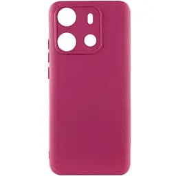 Чехол Silicone Cover Lakshmi Full Camera (A) для Tecno Spark Go 2023 Бордовый / Marsala