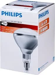 Лампа Philips інфрачервона BR125 IR 150 W E27 230-250 V Red1CT/10 (923211843801) - мініатюра 3