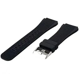 Ремінець силікон 22мм Blacks до смарт-годинника Samsung Galaxy Watch 46mm SM-R800NZSA - чорний L (WB205710)