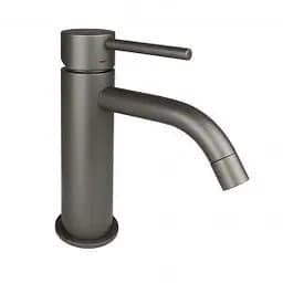 Смеситель для раковины Paffoni Light без донного клапана mercury grey LIG071MG, Серый