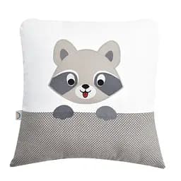 Декоративна подушка Papaella Обіймашка Єнот, 45х45 см, білий (8-33258)