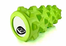 Массажный ролик EasyFit Grid Roller PRO 33 см Салатовый (EF-2015-GN)