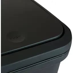 Відро для сміття MBM My Home з кришкою 15 л антрацит (BIN-04 15L ANTHRACITE) - мініатюра 6