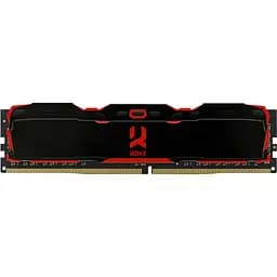 Модуль памяти DDR4 Goodram Iridium X 8GB 3200MHz Black (IR-X3200D464L16SA/8G) [148726]