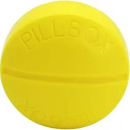 Органайзер для таблеток МВМ My Home PC-15, 4 відділення 6.5 см жовтий (PC-15 YELLOW)