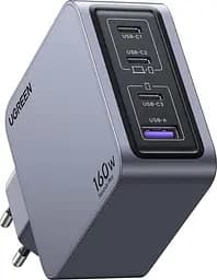 Зарядный адаптер блок питания 4 выхода Ugreen X763 Nexode Pro 160 W 1U + 3C (UGR-25877)