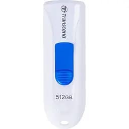 USB флеш накопичувач Transcend 512GB JetFlash 790 White USB 3.1 (TS512GJF790W) - мініатюра 2
