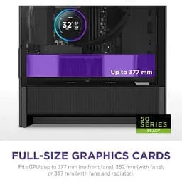 Корпус для ПК NZXT H3 Flow All Black (CC-H31FB-01) - мініатюра 4
