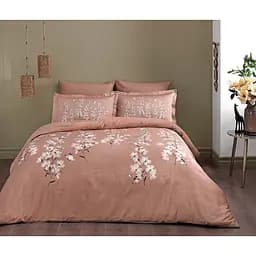 Комплект постельного белья TAC Ronna Brown Евро Разноцветный 000230019