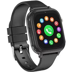 Дитячий розумний смарт-годинник Smart Watch T53 з GPS відеодзвінком прослуховуванням + 2 додаткові корпуси Чорний