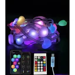 Гірлянда Sun Lamp Розумна світлодіодна Dream collor 33LED 5метрів великі Серце MultiRGB USB управління від