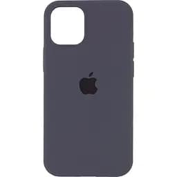 Чехол Silicone Case для Apple iPhone 15 Pro Max Dark Grey AA [92717]
