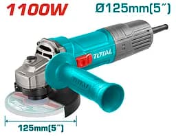 Кутова шліфувальна машина TG11012536 1100Вт TOTAL teh0026707