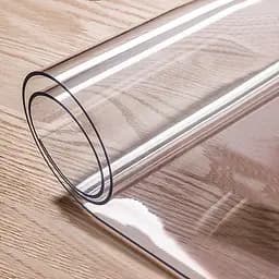 М'яке скло Прозора силіконова скатертина на стіл Soft Glass Захист для меблів 1.4х1.0 м (товщина 1.5 мм) - мініатюра 7