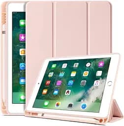 Чохол-книжка CDK для Apple iPad 10.2" 8gen 2020 екокожа/силікон Smart Case cлот стилус (011189) pink sand - мініатюра 3