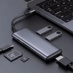 Багатофункціональний перетворювач типу-З XiaomiHagibis Type-C Docking Station - мініатюра 3