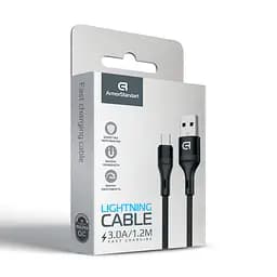 Кабель ArmorStandart AR87 USB to Lightning 3A 1.2m Black (ARM64037) - мініатюра 5