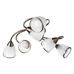 Люстра стельова Brille класична E14 60W BZ (LK-166C/6) - мініатюра 2