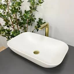 Умивальник VBI Avezzano white matt накладний VBI-014400, Білий матовий