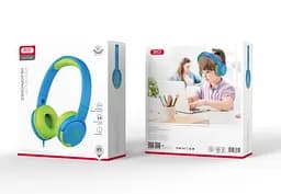Навушники XO EP47 Kids Study Wired Headphone зелені - мініатюра 3