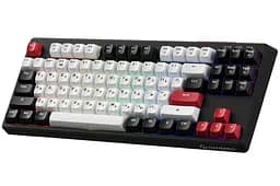 Клавиатура игровая мембранная GamePro GK-580USB Black-White Rainbow LED - мініатюра 2