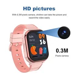 Дитячий смарт годинник-телефон Lemfo D3S з TikTok, YouTube, WhatsApp, GPS трекером, 4G відеодзвінками, SIM-картою та прослушкою Чорний - мініатюра 10