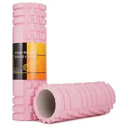Масажний ролик Cornix EVA 45 x 14 см (валик, роллер) XR-0037 Light Pink