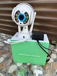 Вулична камера UKC Відеоспостереження Wi-Fi IP бездротова зовнішня поворотна V380 Pro з блоком живлення