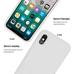 Чехол-накладка силиконовый противоударный для Apple iPhone X/XS, панель с защитой всего корпуса, софт-тач, dragon fruit, ArmorStandart (ARM67857) - мініатюра 3