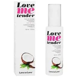 Масажне масло Love To Love Love Me Tender, Noix De Coco, аромат кокоса, без парабенів 100 мл