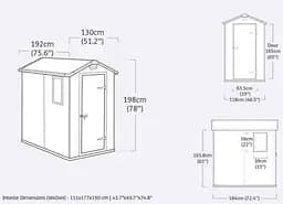 Садовий будиночок Keter Manor 4x6S сірий - мініатюра 7