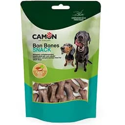 Ласощі для собак Camon Bon Bones у вигляді кісточки зі смаком какао 120 г