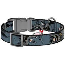 Нашийник для собак Waudog Nylon з QR паспортом Тінь Бетмена р.XL 25 мм 37-58 см (283-1078) - мініатюра 2