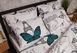 Набір наволочок Moon&Star Бязь Gold Люкс Green Butterflies 40х60 см 2 шт - мініатюра 3