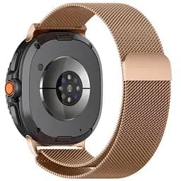Ремінець металевий для смарт-годинника Google Pixel Watch 40,44,46 mm, Milanese Magnetic, рожевий, міланська петля, браслет на магнітній застібці, сумісний з годинником Google Pixel Watch, для моделей з розміром корпусу 40,44,46 мм - мініатюра 2