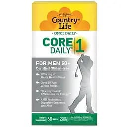 Витамины и минералы Country Life Core Daily-1 for Men 50+, 60 таблеток