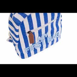 Рюкзак дитячий Childhome My first bag stripes electric blue (CWKIDBSTBL) - мініатюра 5