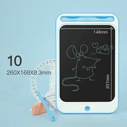 Дитячий LCD планшет для малювання Beiens 10", блакитний (ZJ16blue) - мініатюра 5