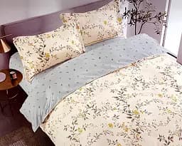 Постельное белье сатин Laura-Grand 21 евро комплект цветочный принт