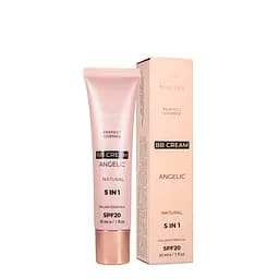 Тональный BB крем Bogenia Angelic 5 в 1 SPF 20, №002 Natural