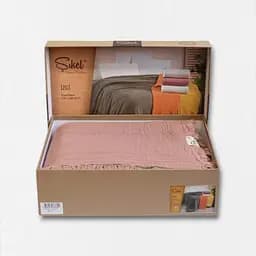 Муслінове покривало Sikel Izgi Rose 210х240 см pbe0051313 - мініатюра 4