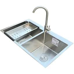 Комплект мийка + змішувач Romzha Arta U-750D (A)