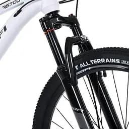 Велосипед SKD75 MTB 2605-2, 26 дюймів, сталева рама 16 Sunrun 24SP білий - мініатюра 10
