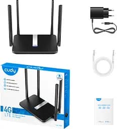 Маршрутизатор Cudy LT500, AC1200 Wi-Fi Mesh 4G LTE Cat4 Router - мініатюра 5