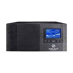 Інвертор Kraft KRF-AVR600VA/500W-12V з правильною синусоїдою під зовнішній акумулятор (42-00094) - мініатюра 2