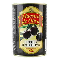Уцінка. Маслини Maestro de Oliva чорні без кісточки 280 г (439060) - мініатюра 4
